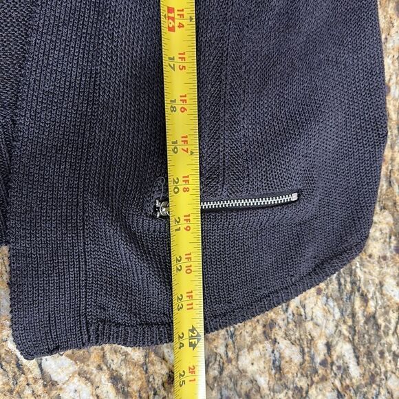 ❤️Last Chance GAP Dark Gray Knit Cardigan Sweater Size L - Picture 10 of 10